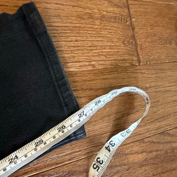 Uniqlo jeans black grey wash high rise skinny jeans 26 - Picture 5 of 10